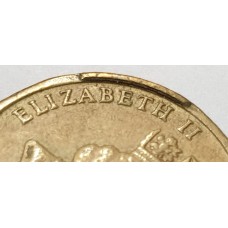 AUSTRALIA 1988 . TWO 2 DOLLARS COIN . ERROR . CUD ON THE EDGE